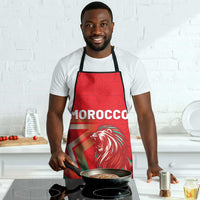 Morocco WC Football 2026 Apron Go Champions Lion Spirit - Wonder Print Shop