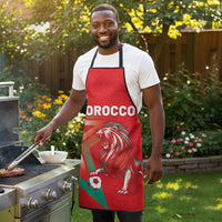 Morocco WC Football 2026 Apron Go Champions Lion Spirit - Wonder Print Shop