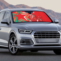 Morocco WC Football 2026 Auto Sun Shade Go Champions Lion Spirit - Wonder Print Shop