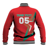 Custom Morocco WC Football 2026 Baseball Jacket Go Champions Lion Spirit - Wonder Print Shop