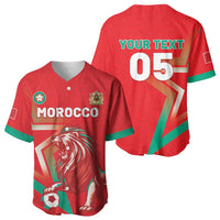 Custom Morocco WC Football 2026 Baseball Jersey Go Champions Lion Spirit LT05