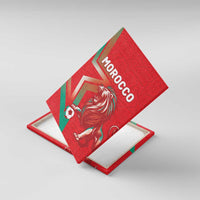 Morocco WC Football 2026 Canvas Wall Art Go Champions Lion Spirit - Wonder Print Shop
