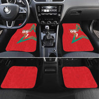Custom Morocco WC Football 2026 Car Mats Go Champions Lion Spirit - Wonder Print Shop