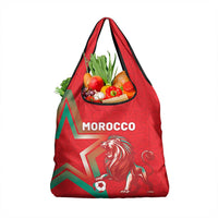 Morocco WC Football 2026 Grocery Bag Go Champions Lion Spirit - Wonder Print Shop