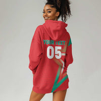 Custom Morocco WC Football 2026 Hoodie Dress Go Champions Lion Spirit - Wonder Print Shop