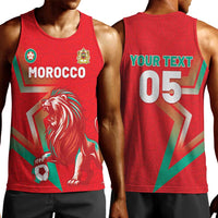 Custom Morocco WC Football 2026 Men Tank Top Go Champions Lion Spirit - Wonder Print Shop