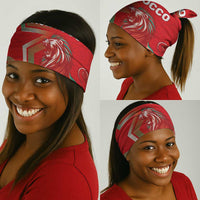 Morocco WC Football 2026 Neck Gaiter Go Champions Lion Spirit - Wonder Print Shop