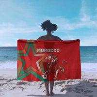 Morocco WC Football 2026 Sarong Go Champions Lion Spirit - Wonder Print Shop