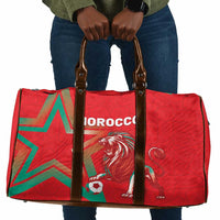 Morocco WC Football 2026 Travel Bag Go Champions Lion Spirit - Wonder Print Shop