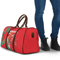 Morocco WC Football 2026 Travel Bag Go Champions Lion Spirit - Wonder Print Shop
