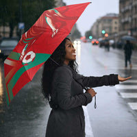 Morocco WC Football 2026 Umbrella Go Champions Lion Spirit - Wonder Print Shop