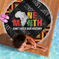 Black History Month Beach Blanket One Month Can't Hold Our History