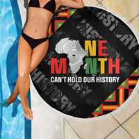Black History Month Beach Blanket One Month Can't Hold Our History