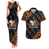 Black History Month Couples Matching Tank Maxi Dress and Hawaiian Shirt One Month Can't Hold Our History