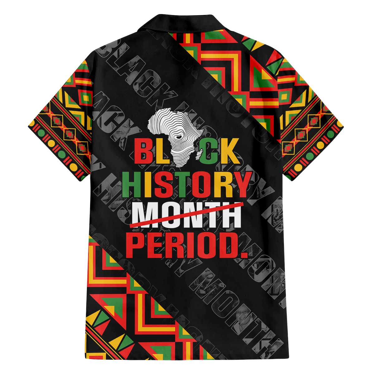 Black History Month Family Matching Off The Shoulder Long Sleeve Dress and Hawaiian Shirt One Month Can't Hold Our History