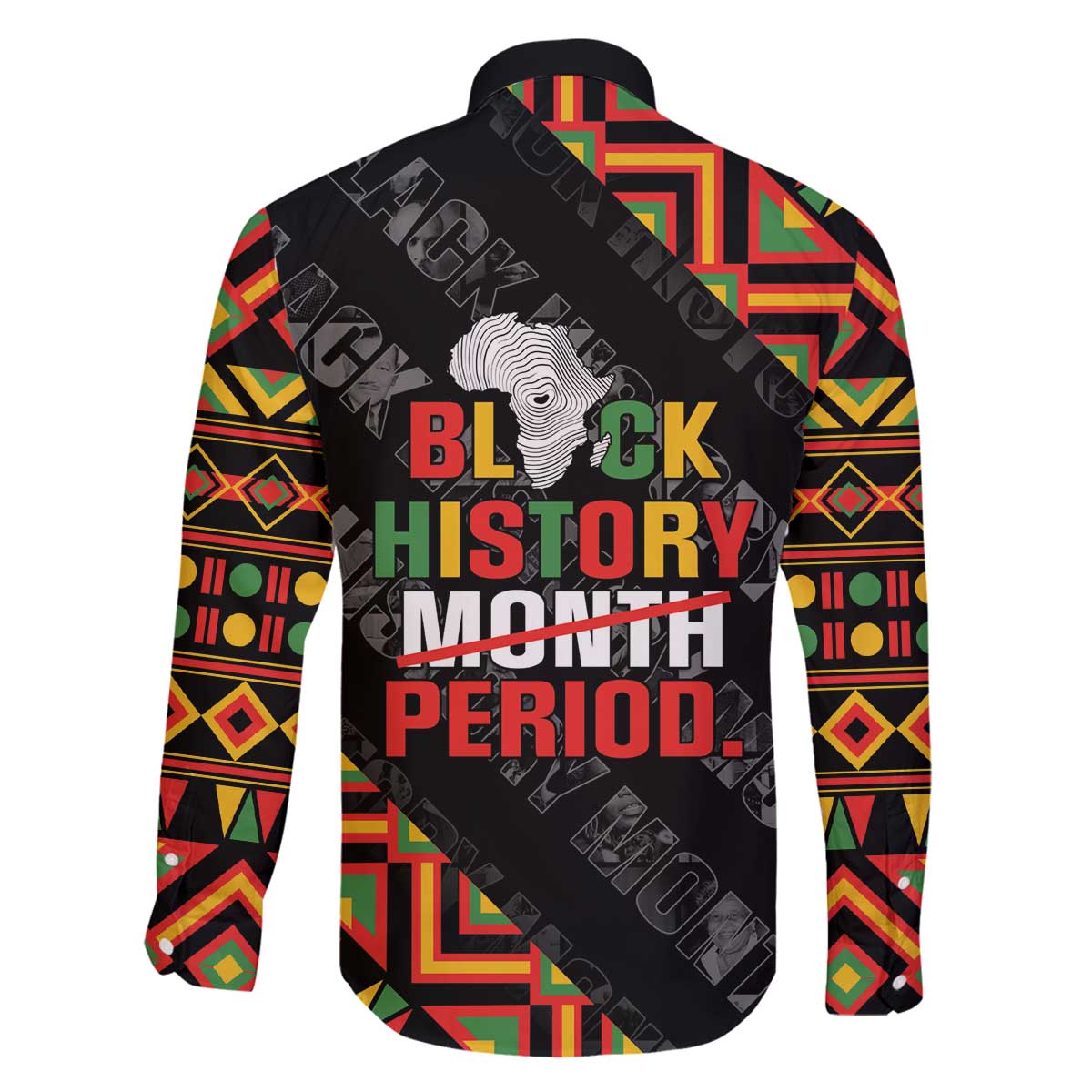 Black History Month Family Matching Off The Shoulder Long Sleeve Dress and Hawaiian Shirt One Month Can't Hold Our History