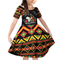 Black History Month Family Matching Off Shoulder Short Dress and Hawaiian Shirt One Month Can't Hold Our History