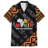 Black History Month Family Matching Short Sleeve Bodycon Dress and Hawaiian Shirt One Month Can't Hold Our History