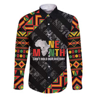 Black History Month Family Matching Short Sleeve Bodycon Dress and Hawaiian Shirt One Month Can't Hold Our History