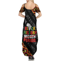 Black History Month Family Matching Summer Maxi Dress and Hawaiian Shirt One Month Can't Hold Our History