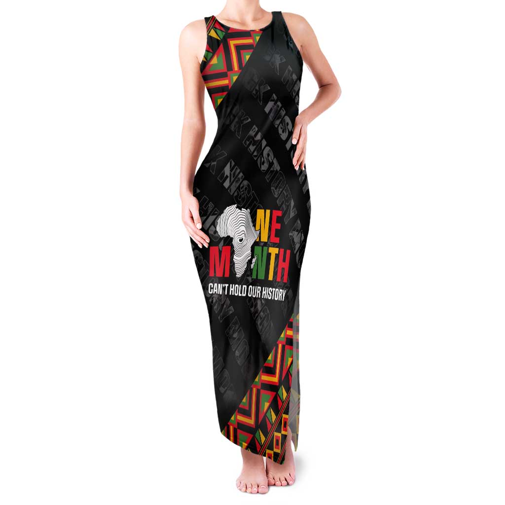 Black History Month Tank Maxi Dress One Month Can't Hold Our History