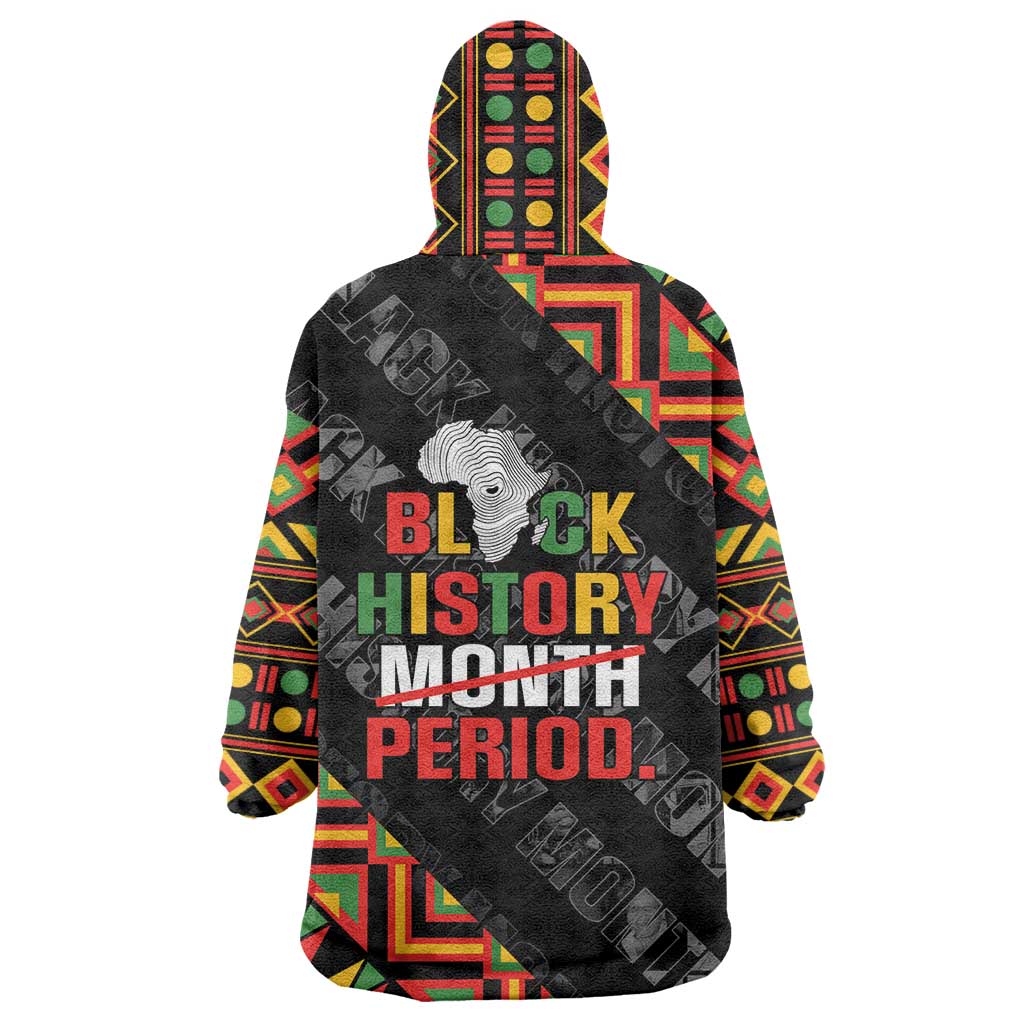 Black History Month Wearable Blanket Hoodie One Month Can't Hold Our History