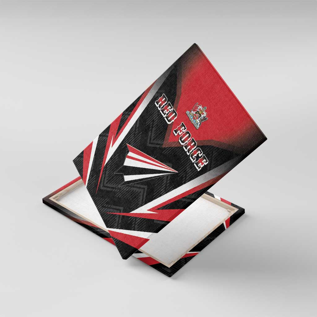 Trinidad And Tobago Cricket Canvas Wall Art Go Red Force
