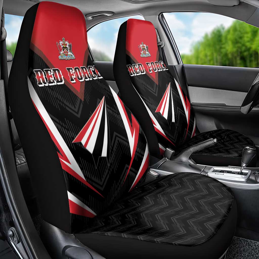 Trinidad And Tobago Cricket Car Seat Cover Go Red Force