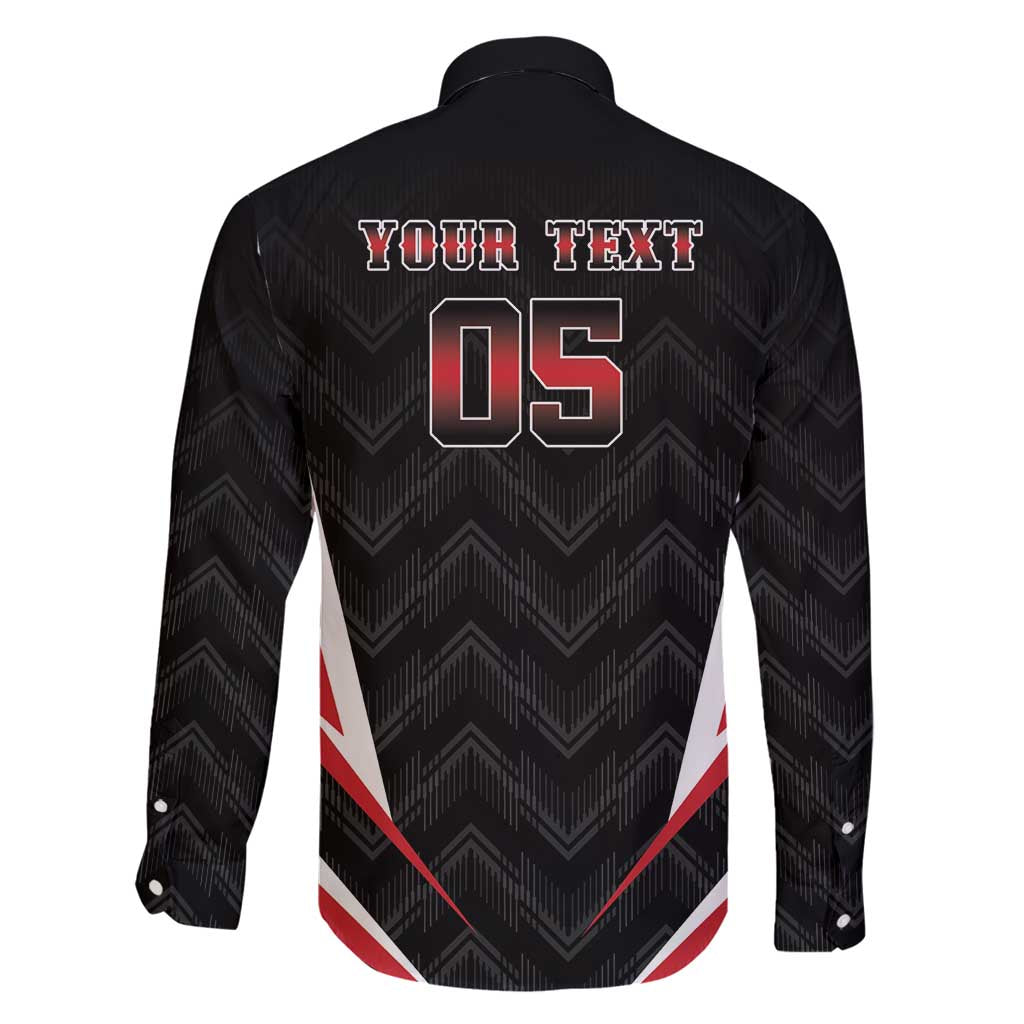 Custom Trinidad And Tobago Cricket Family Matching Puletasi and Hawaiian Shirt Go Red Force