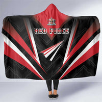 Trinidad And Tobago Cricket Hooded Blanket Go Red Force