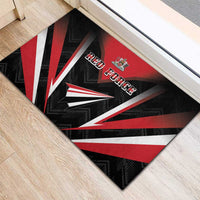 Trinidad And Tobago Cricket Rubber Doormat Go Red Force