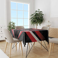 Trinidad And Tobago Cricket Tablecloth Go Red Force