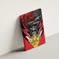 Antigua and Barbuda Canvas Wall Art Coat Of Arms With Fallow Deer