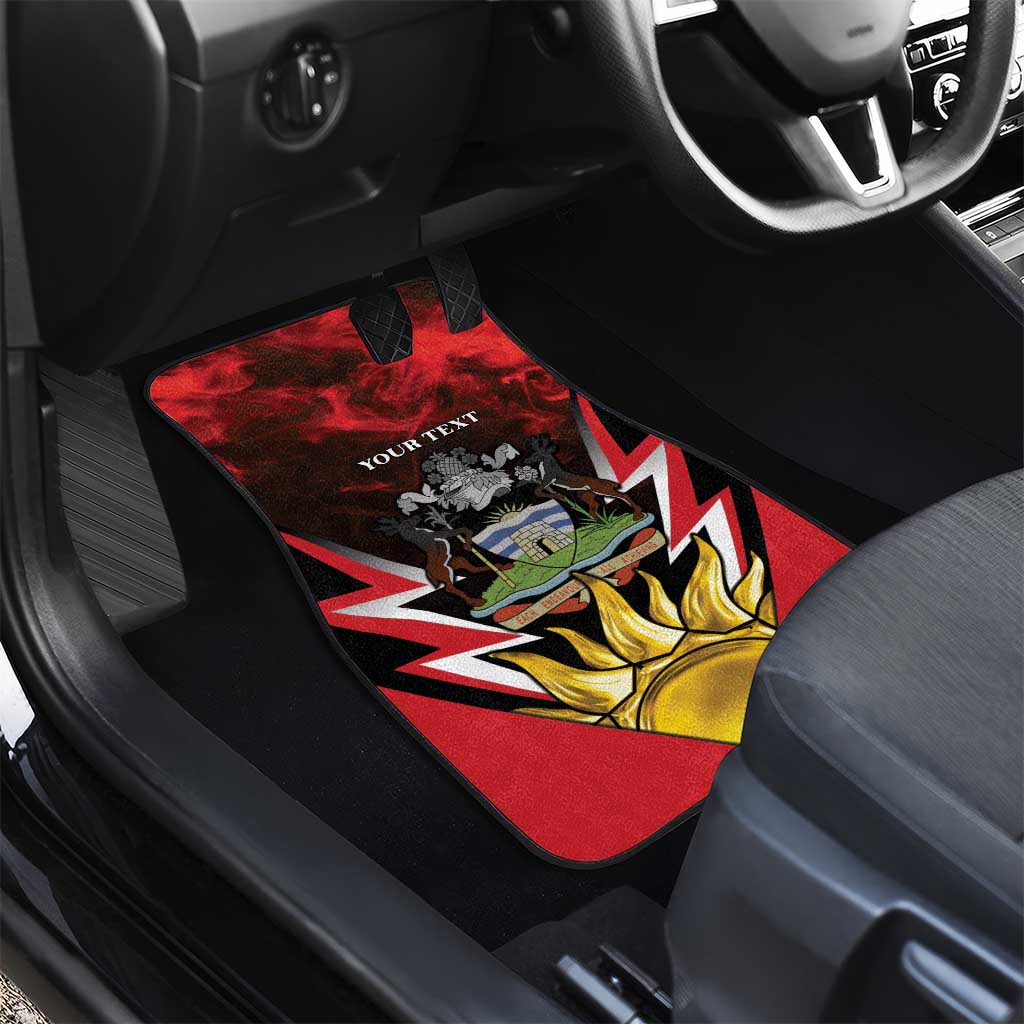 Antigua and Barbuda Car Mats Coat Of Arms With Fallow Deer