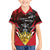 Personalized Antigua and Barbuda Kid Hawaiian Shirt Coat Of Arms With Fallow Deer