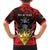 Personalized Antigua and Barbuda Kid Hawaiian Shirt Coat Of Arms With Fallow Deer