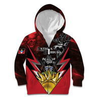 Personalized Antigua and Barbuda Kid Hoodie Coat Of Arms With Fallow Deer