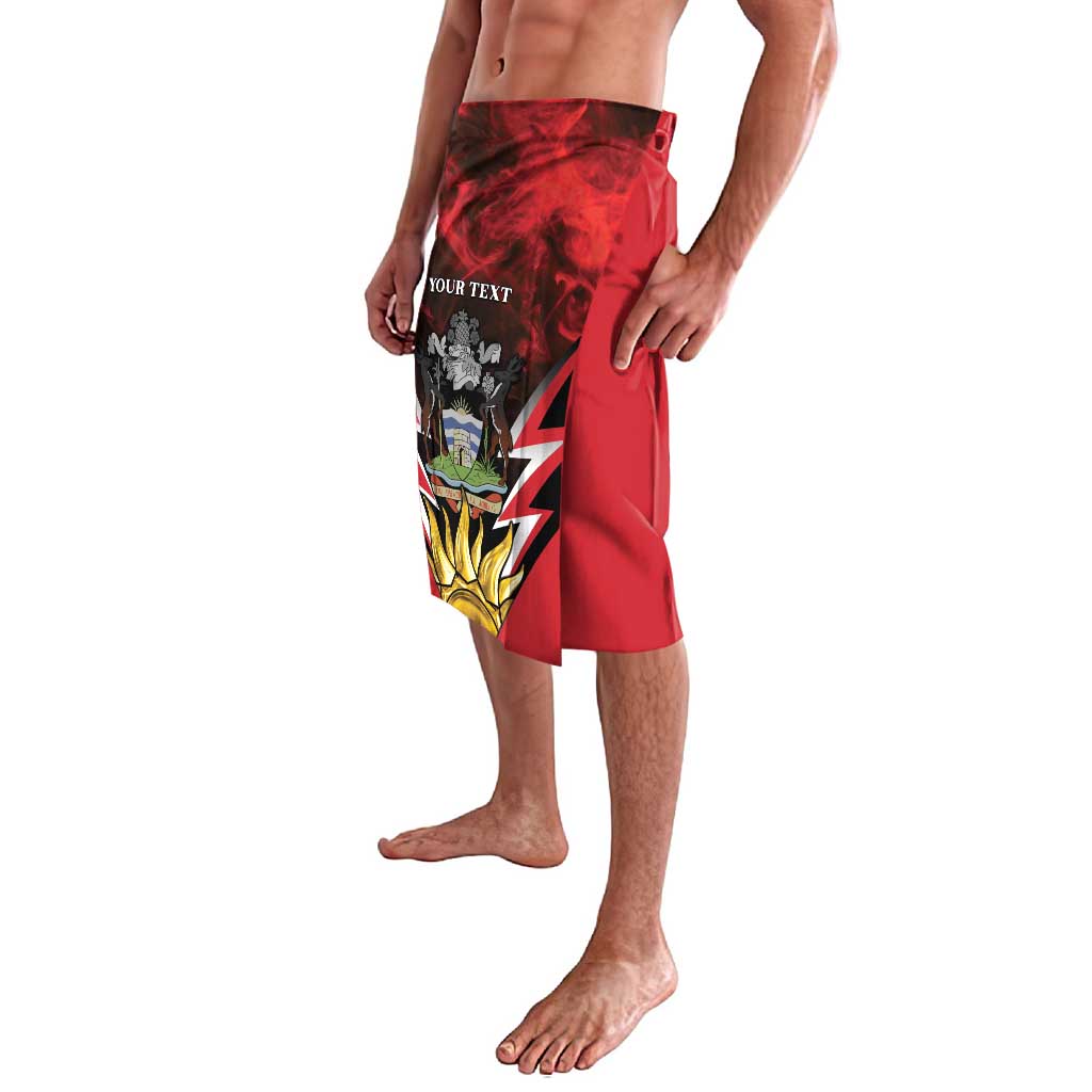 Personalized Antigua and Barbuda Lavalava Coat Of Arms With Fallow Deer