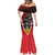 Personalized Antigua and Barbuda Mermaid Dress Coat Of Arms With Fallow Deer