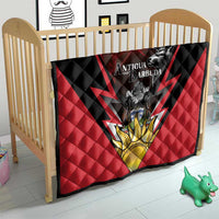 Antigua and Barbuda Quilt Coat Of Arms With Fallow Deer