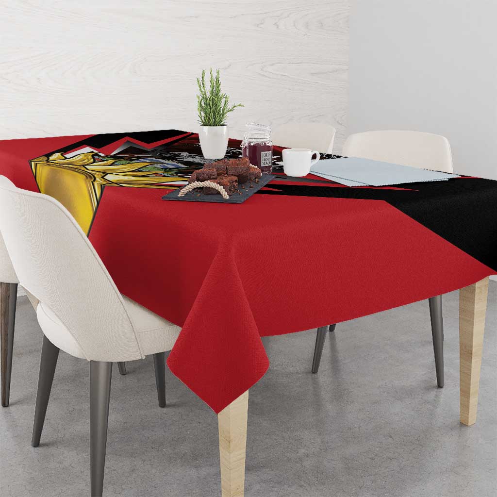 Antigua and Barbuda Tablecloth Coat Of Arms With Fallow Deer