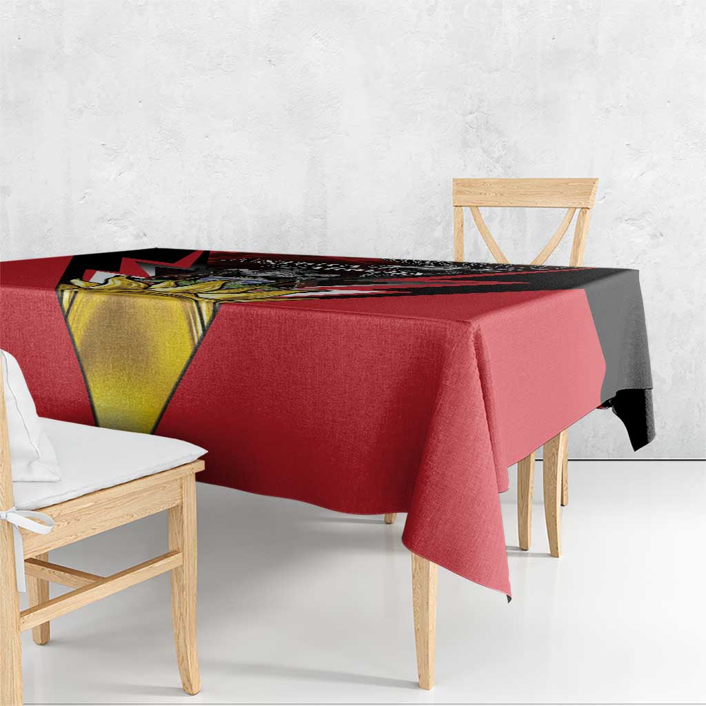 Antigua and Barbuda Tablecloth Coat Of Arms With Fallow Deer