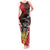 Personalized Antigua and Barbuda Tank Maxi Dress Coat Of Arms With Fallow Deer