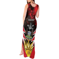 Personalized Antigua and Barbuda Tank Maxi Dress Coat Of Arms With Fallow Deer