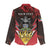 Personalized Antigua and Barbuda Women Casual Shirt Coat Of Arms With Fallow Deer