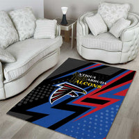 Antigua and Barbuda Cricket Area Rug Sporty Style