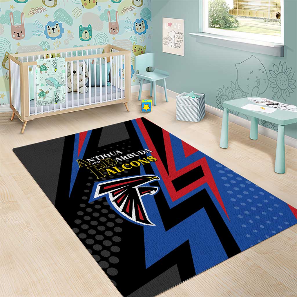 Antigua and Barbuda Cricket Area Rug Sporty Style