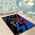 Antigua and Barbuda Cricket Area Rug Sporty Style