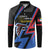 Custom Antigua and Barbuda Cricket Button Sweatshirt Sporty Style