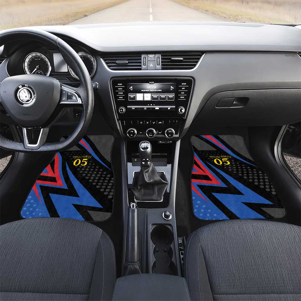 Antigua and Barbuda Cricket Car Mats Sporty Style